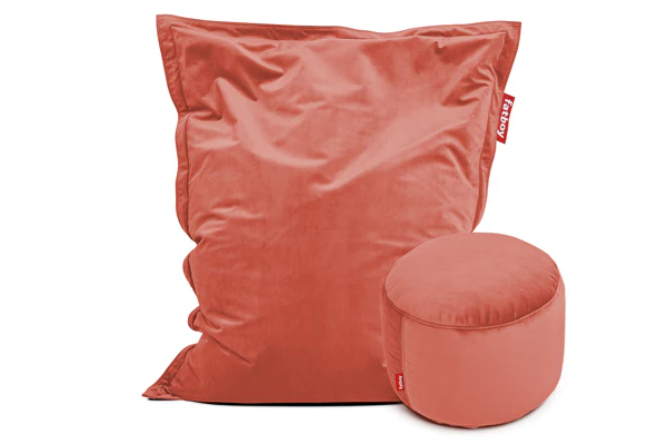 Original Slim Recycled Velvet Beanbag Chair + Beanbase Bundle - Image 10
