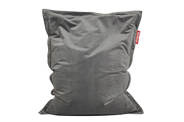 Original Slim Recycled Velvet Beanbag Chair + Beanbase Bundle - Image 18