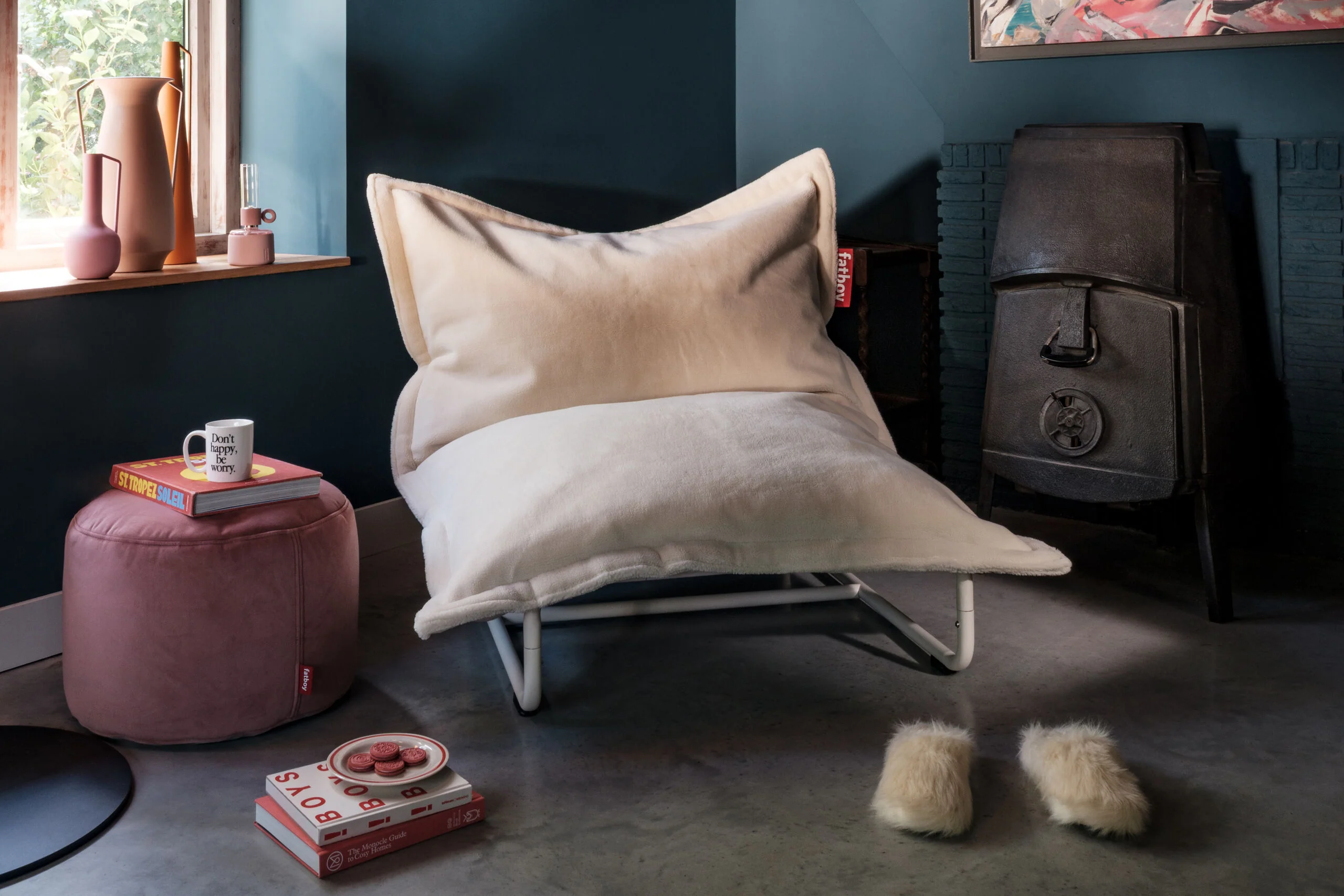 Original Slim Teddy Beanbag Chair + Beanbase Bundle - Image 33