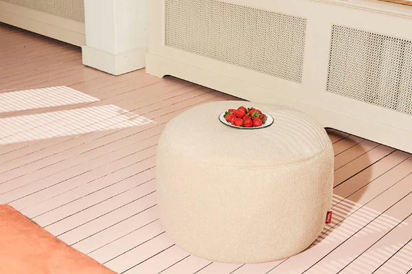 Point Large Sherpa Pouf - Image 13