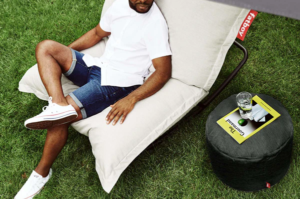 Point Outdoor Pouf Ottoman - Image 24