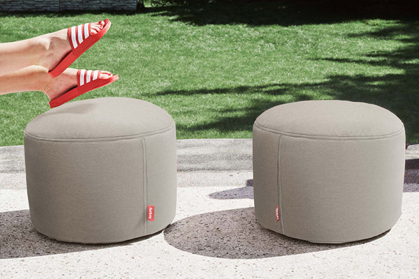 Point Outdoor Pouf Ottoman - Image 7